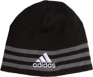 adidas kids eclipse reversible 2 beanie for boys and girls logo