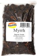 govinda - 1 lb natural myrrh resin incense - regular grade логотип