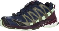 👟 salomon women's hiking water shoes in winetasting - athletic women's footwear logo