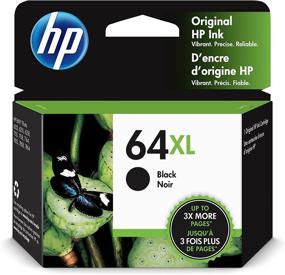 img 4 attached to 🖨️ Original HP 64XL Black Ink Cartridge for HP ENVY Photo 6200, 7100, 7800 Series - High-Yield & Instant Ink Eligible (N9J92AN)