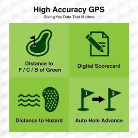 img 2 attached to 🏌️ CANMORE HG200 Golf GPS - Waterproof Full Color 2-Inch Display with 40,000+ Comprehensive Golf Course Data and Scorecard - Free Global Course Access and Expanding - 1-Year Warranty (Black)