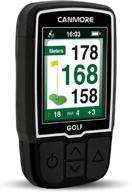 🏌️ canmore hg200 golf gps - waterproof full color 2-inch display with 40,000+ comprehensive golf course data and scorecard - free global course access and expanding - 1-year warranty (black) logo