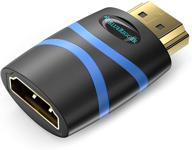 🔌 bluerigger 4k hdmi cec less adapter (4k, uhd, arc, 1080p, ethernet) - compatible with hdtv, tv stick, game consoles, laptops and more logo