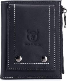 img 4 attached to Blocking Bifold Leather Minimalist Vintage Men's Accessories in Wallets, Card Cases & Money Organizers