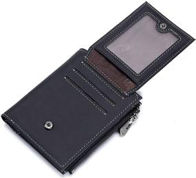 img 2 attached to Blocking Bifold Leather Minimalist Vintage Men's Accessories in Wallets, Card Cases & Money Organizers