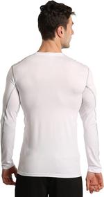 img 2 attached to Performance Sleeve Compression Wicking Baselayer Sports & Fitness in Australian Rules Football