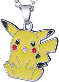 img 4 attached to Pikachu Jewelry Necklace Pendant Cartoon