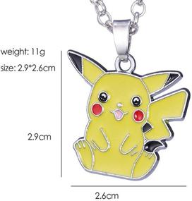 img 3 attached to Pikachu Jewelry Necklace Pendant Cartoon