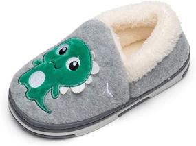 img 4 attached to 👣 TSAITINTIN Toddler Girls Winter Slippers Boys' Shoes - Cozy and Stylish Footwear