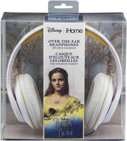 img 1 attached to 🎧 eKids Over Ear Headphones with Award-Winning iHome Sound - Best Beauty and the Beast Themed Headphones with Mic & Answer Call Button - Disney Inspired