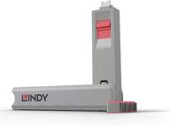 lindy 40425 usb type c port blocker key logo
