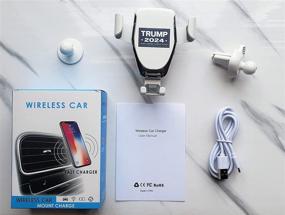 img 1 attached to Wireless Charging Auto Clamping Dashboard Compatible Car Electronics & Accessories