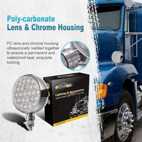 img 3 attached to Partsam Pedestal Kenworth Peterbilt Freightliner Lights & Lighting Accessories