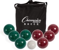 ⚽ champion sports bocce ball set: ultimate tournament series classic family, party and lawn game! логотип