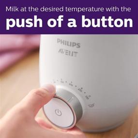 img 2 attached to Эффективно нагревайте бутылочки для вашего малыша с помощью быстрого подогревателя для бутылочек Philips Avent с умным контролем температуры и автоматическим отключением, SCF358/00