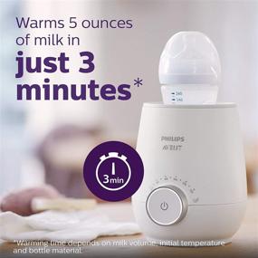 img 3 attached to Эффективно нагревайте бутылочки для вашего малыша с помощью быстрого подогревателя для бутылочек Philips Avent с умным контролем температуры и автоматическим отключением, SCF358/00