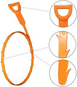 img 3 attached to 🚿 Efficient Hair Drain Clog Remover & Snake Cleaning Tool - 4 Piece Set (20 Inch)