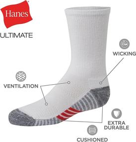 img 3 attached to 🧦Hanes Ultimate мужские носки: набор из 10 пар для комфорта весь день.