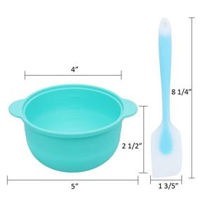 img 2 attached to Removable Silicone Waxing Bowl and Non-stick Spatulas Set - Replacement Pot for Wax Warmer, Home Hair Removal Sticks included - Reusable Wax Heater Machine Accessory