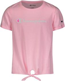 img 3 attached to Champion Girls Classic Sleeve Clothing Girls' Clothing and Tops, Tees & Blouses