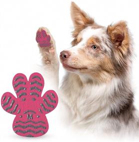 img 4 attached to 🐾 My Furry Amigo Dog Paw Grips - Paw Protectors for Safer Paws on Slippery Floors- Indoor and Outdoor Protection with Full Paw Friction - 100% Hypoallergenic Traction Pads