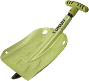 img 4 attached to 🏔️ Compact Neon Collapsible Shovel by Yukon Charlie's - Versatile 13" (Stored) and Extendable 24-30" (In Use)