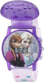 img 2 attached to Disney Kids' FZN6000SR Pink Watch - Digital Display Analog Quartz Timepiece