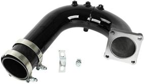img 2 attached to 🔧 High Flow Silver Intake Elbow Tube Compatible with 2003-2007 Dodge Ram 5.9L Cummins Diesel – BETTERCLOUD, Black