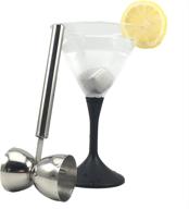 🍸 precision stainless steel double jigger for perfect cocktail measurements логотип