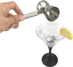 img 2 attached to 🍸 Precision Stainless Steel Double Jigger for Perfect Cocktail Measurements