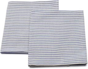 img 3 attached to LinenMe Jazz Towels 28 Inch Striped