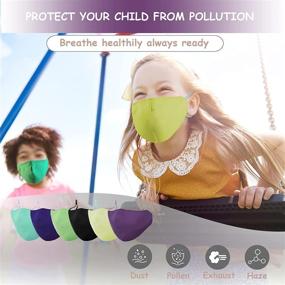 img 3 attached to 👧 Adjustable Kids Cloth Face Masks: Ensuring Occupational Health & Safety with Personal Protective Equipment