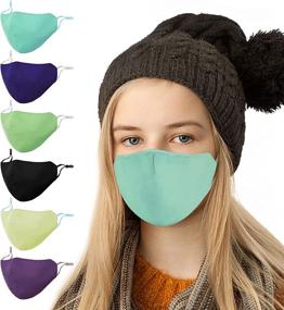 img 4 attached to 👧 Adjustable Kids Cloth Face Masks: Ensuring Occupational Health & Safety with Personal Protective Equipment