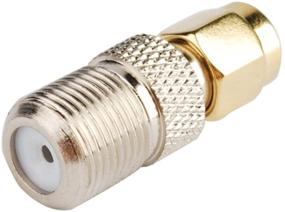 img 2 attached to 🔌 2 Pack DHT Electronics RF Coaxial Coax Переходник SMA Male на F Female Connector