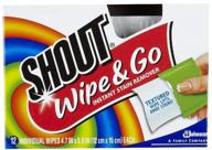 shout wipe & go instant stain remover - 12 ct: the ultimate solution for stubborn stains! logo