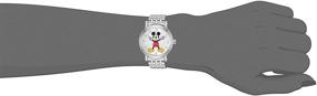 img 1 attached to Disney Womens Mickey Analog Quartz Stainless Steel