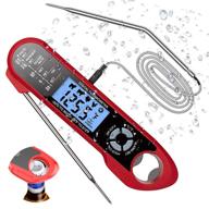 🌡️ top-rated bestgk double-probe meat thermometer: fast 2s instant read, waterproof, alarm function & calibration – perfect for cooking, beef, grilling, bbq & candy logo