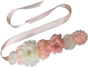 img 4 attached to Maternity Flower Shower Mommy Pregnancy Women's Accessories