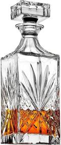 img 2 attached to 🥃 Exquisite James Scott Crystal Whiskey Decanter Enhances Food Service Experience