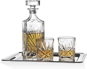 img 1 attached to 🥃 Exquisite James Scott Crystal Whiskey Decanter Enhances Food Service Experience