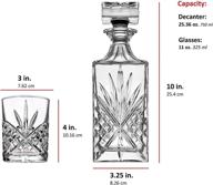 🥃 exquisite james scott crystal whiskey decanter enhances food service experience logo