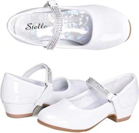 img 4 attached to 👠 STELLE Girls Shoes - Perfect for Party Dresses and Special Occasions