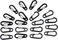 🔗 20pcs seadesky mini hanging buckle: metal spring backpack clasps carabiners hook edc keychain fishing camping bottle hooks paracord tactical survival gear логотип