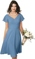 👗 alicepub chiffon bridesmaid cocktail homecoming women's clothing: elegant and versatile dresses for special occasions logo