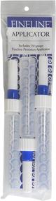 img 1 attached to 🎨 Fineline Applicators 1 oz Empty Fineline 20 Gauge Precision Applicators - Pack of 3