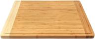 🎋 bamboomn universal premium pull out cutting boards - under counter replacement - heavy duty kitchen board with juice groove - standard size - 1 piece logo