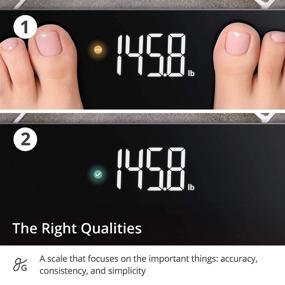 img 2 attached to AccuCheck Digital Body Weight Scale: Discover Breakthrough Patent Pending Technology from Greater Goods (Black)