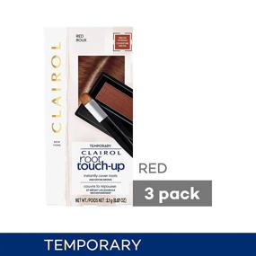 img 2 attached to Косметическая пудра срочного корректирования отросших корней Clairol Root Touch-Up, оттенок "Красный": набор из 3 шт. - естественное и простое маскирование