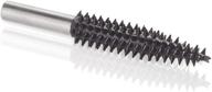 🔧 kutzall extreme taper rotary burr - very coarse woodworking attachment for bosch, dewalt, milwaukee, makita - tungsten carbide, 1⁄4" dia. x 1-1⁄2" length, tx-14c logo