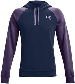 img 2 attached to Under Armour Fleece Colorblock Hoodie Men's Clothing